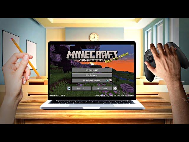 O MINECRAFT é matéria OBRIGATÓRIA nessa ESCOLA