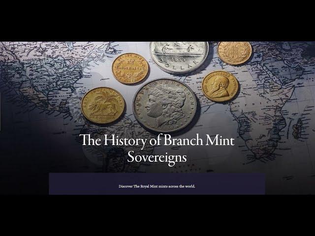 Webinar - The History of Branch Mint Sovereigns