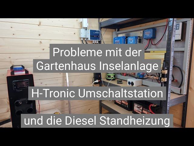 Unsere Victron Inselanlage im Garten mit Vevor Diesel Standheizung #pv #solar #diesel #diy #blackout