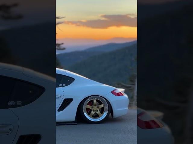 Porsche Cayman with Yellow Speed Racing Coilovers #porsche #yellowspeedcoilovers