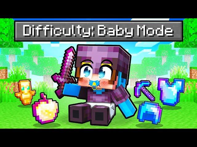 Minecraft But It's on BABY Difficulty!