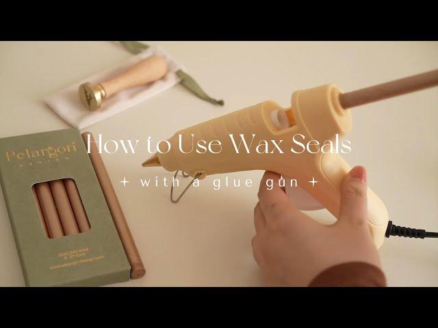 Pelargon Design - How to Use Wax Seals With a Glue Gun