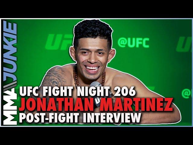 Jonathan Martinez respectfully calls out favorite fighter Frankie Edgar | #UFCVegas55