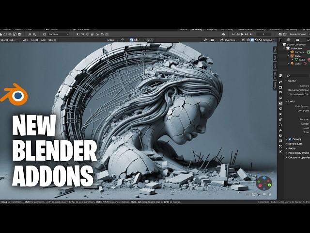 Advanced new addons for blender