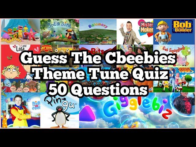 Guess The Cbeebies Theme Song Quiz - 50 Questions (Early 2000s - 2010s)