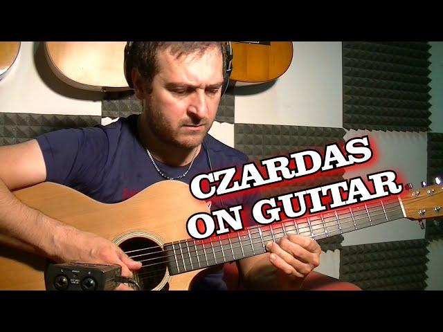 Vittorio Monti - Czardas on Acoustic Guitar