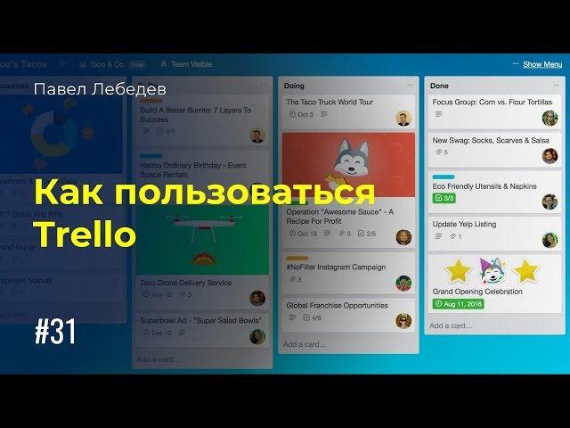 Как пользоваться Trello. Организация задач руководителя