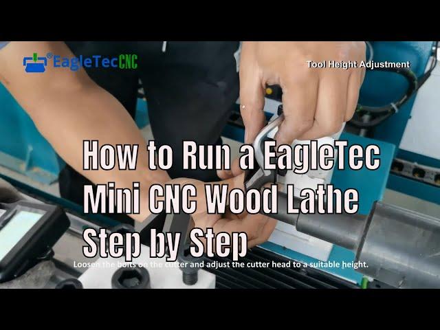 How To Run a EagleTec Mini CNC Wood Lathe Step by Step?