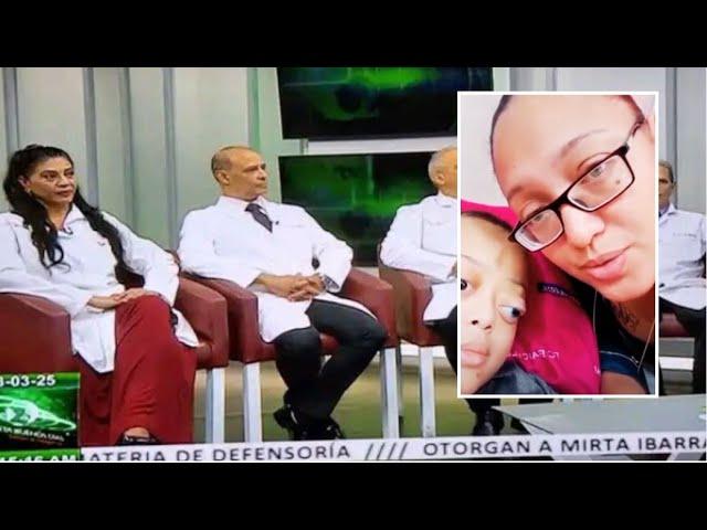 VERGÜENZA: médicos cubanos mienten y arremeten contra madre del niño Damir en la TV Cubana