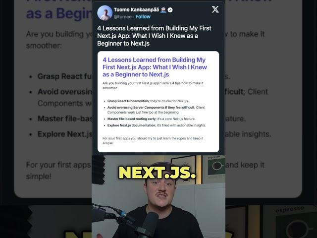4 Lessons Learned Building My First Next.js App