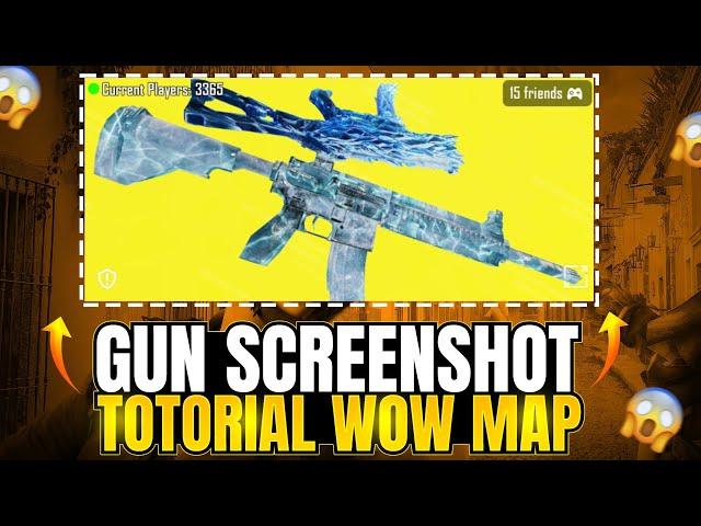 Gun Screenshot Wow Map | How To Click Gun Screenshot Wow Map | Wow Map Totorial | PUBGM