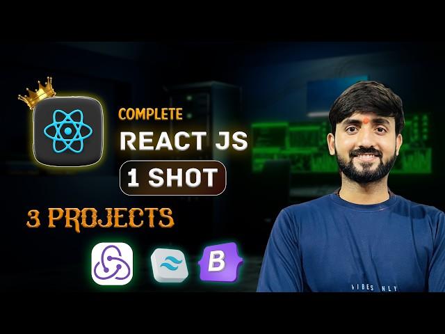 React & Redux Complete Course Beginners to Advance with Projects || Complete All-in-One Tutorial