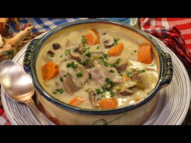 MA BLANQUETTE DE VEAU à l'ancienne façon Grand Mère Mitraille, savoureuse à souhait  Gourmandises TV