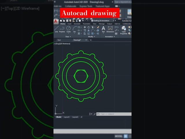 AutoCad Drawing Mechanical | Autocad 2d tutorial for beginners | Drawing | CAD by Ankit | #autocad