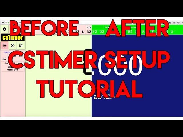 The (mostly) Optimal Way To Use CSTimer | CSTimer Setup Tutorial