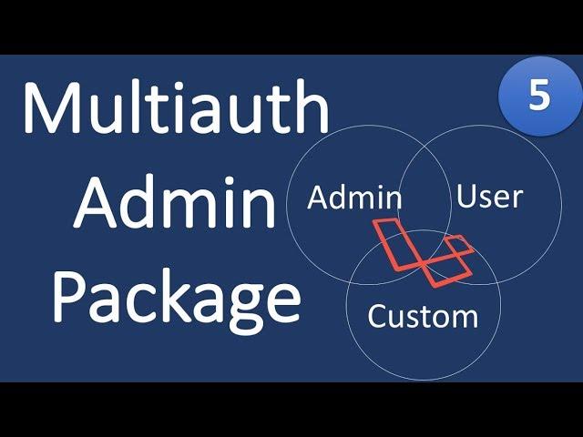 Laravel - Multiauth Admin Package | The Real MultiAuth #5