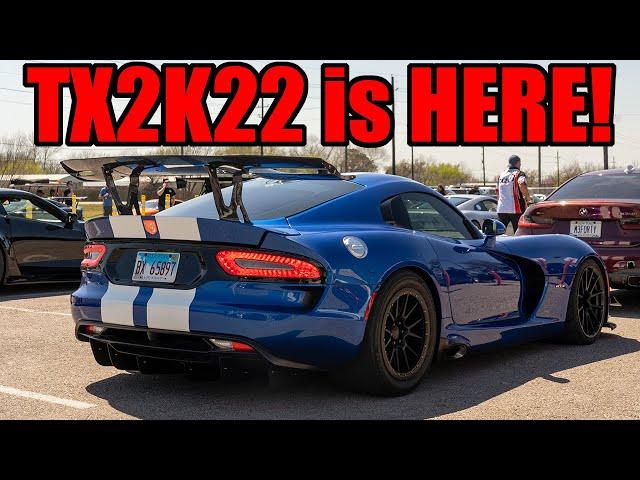 FAST CARS TEST The LIMITS of Their Builds at TX2K22! (TX2K22 Day 1 - Test and Tune)