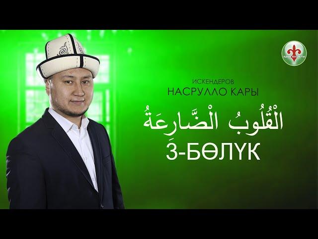 Кулубул Дориа 3-бөлүк الْقُلُوبُ الْضَّارِعَةُ Насрулло кары