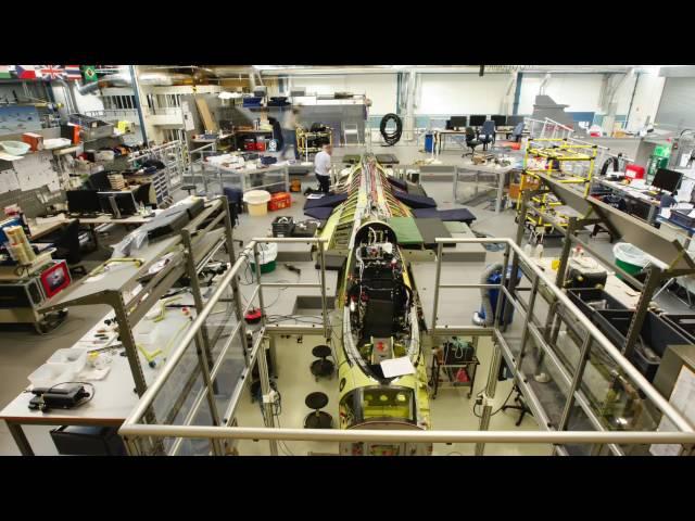 Time lapse from Gripen E production