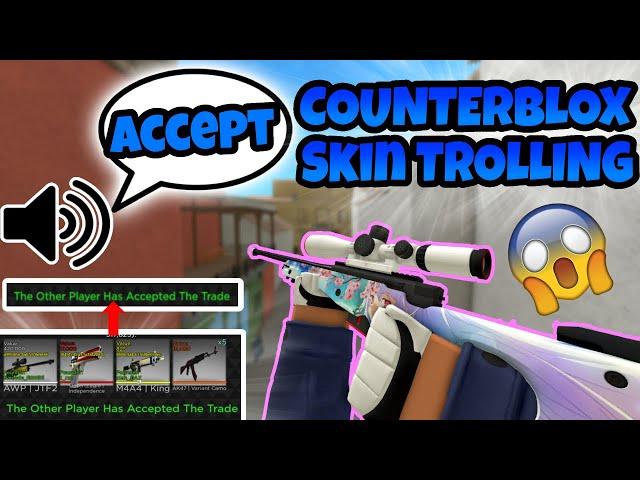 SKIN TROLLING IN COUNTER BLOX