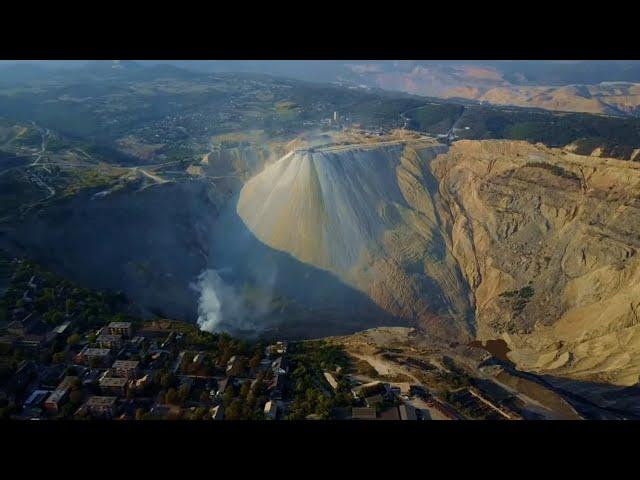 HOW IT WORKS | Filling the old mine with material from the new one Amazing Machines at Another Level