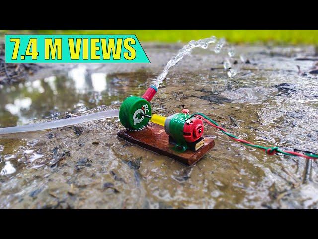 Motor Se Mini Toy Water Pump Kaise Banate Hai - How To Make Mini Water Pump