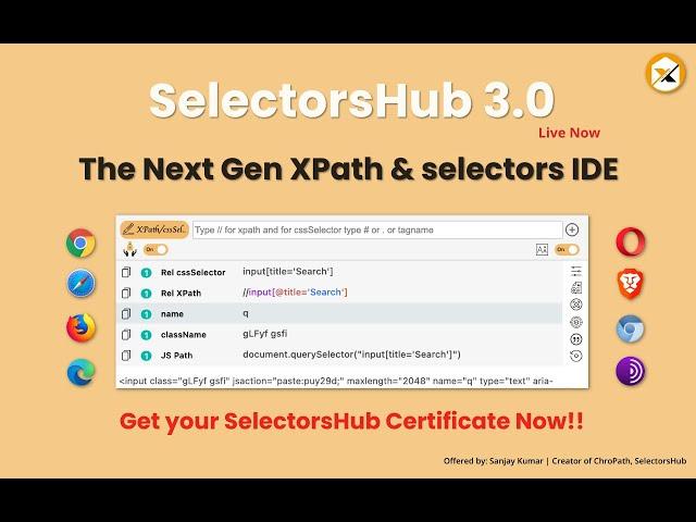 XPath Plugin SelectorsHub detailed tutorial with 3.0 features | XPath Tool | CSS Selector Tool