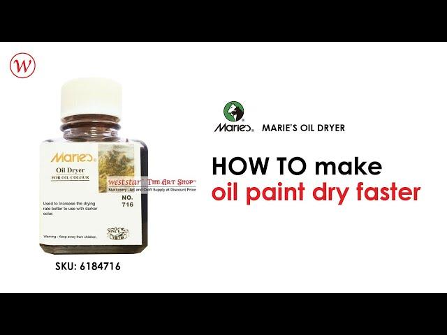 HOW TO make oil paint dry faster | Marie's Oil Dryer