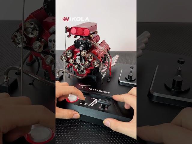 V8 Miniature Engine Model