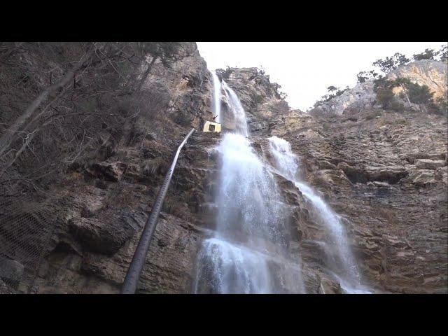 Водопад Учан Су по ПРОПУСКАМ,  самый высокий водопад, Крым 2023