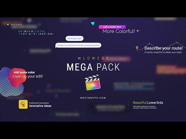 mLowers Mega Pack Final Cut Pro X Plugin