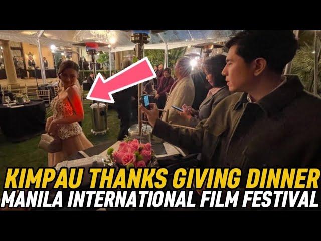 KIMPAU KIM CHIU AT PAULO AVELINO AT THE MANILA INTERNATIONAL FILM FESTIVAL THANKS GIVING DINNER