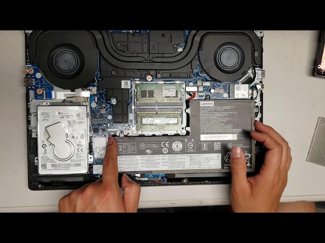 Lenovo Legion Y530-15ICH Disassembly RAM SSD Hard Drive Upgrade Repair Part 1