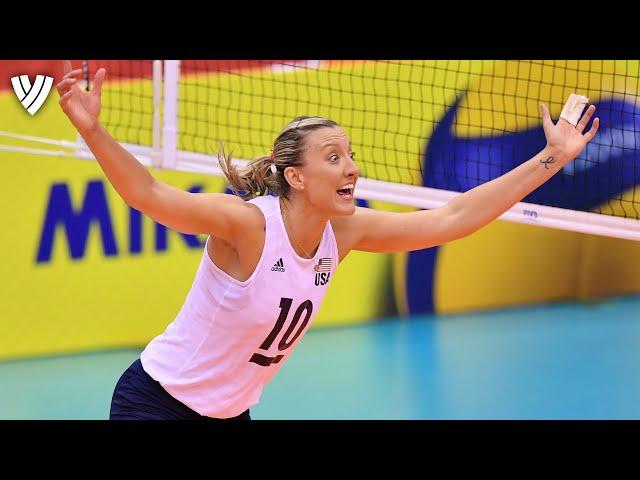 USA's Captain Jordan Larson is hungry for more!  | Spike Height: 302cm | Highlights Volleyball