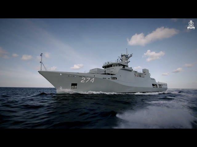 PAKISTAN NAVY COMMISSIONS OFFSHORE PATROL VESSEL PNS YAMAMA IN ROMANIA