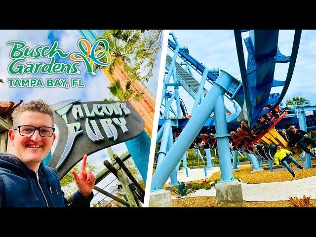 Busch Gardens Tampa Bay 2025 Vlog - EPIC Coasters & Phoenix Rising FIRST RIDE!