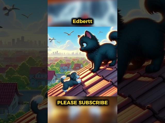 shadow black cat and cloud gray dog #cat #dog #shorts #short #feedshorts #shortvideo #ai