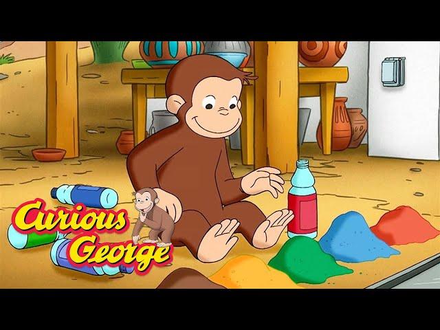 George Makes His Own Paint  Curious George  Kids Cartoon  Kids Movies