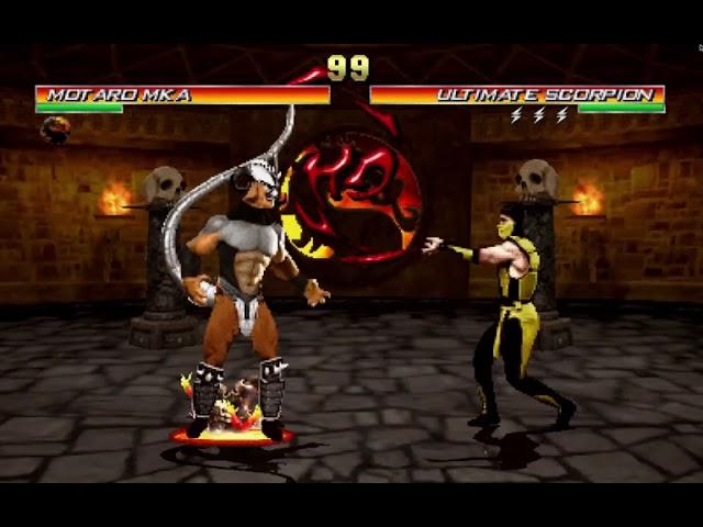 Mortal kombat Project 2022 (NEW CHARACTER) Motaro MKA vs Scorpion