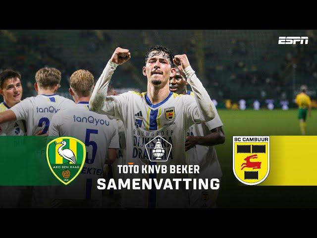 ️️ DOELPUNTRIJK DUEL met SCHITTERENDE VRIJE TRAP!  | Samenvatting ADO Den Haag - SC Cambuur