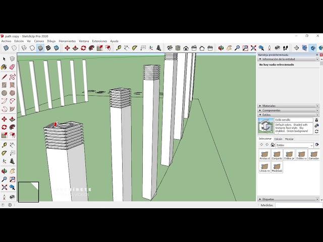 sketchup 20 : path copy