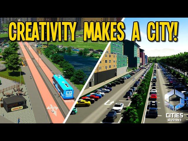 The Creative Beauty of Parks & Parking in Cities Skylines 2!