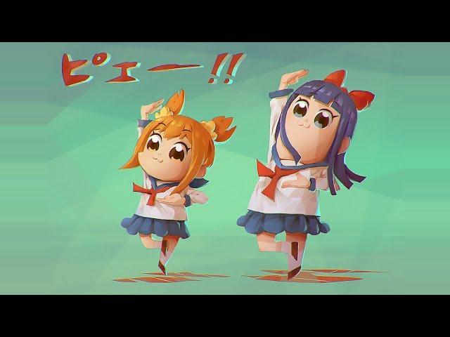 POP TEAM EPIC OP -「ポプテピピックOP」ENG SUB