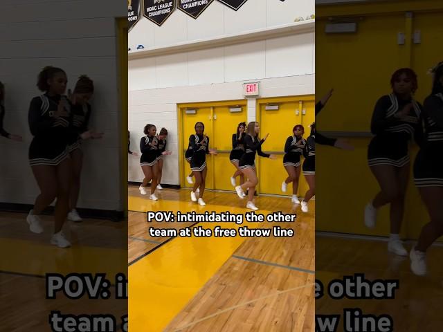 Works like a charm #cheerleading #basketball #highschoolbasketball #highschoolsports #highschool