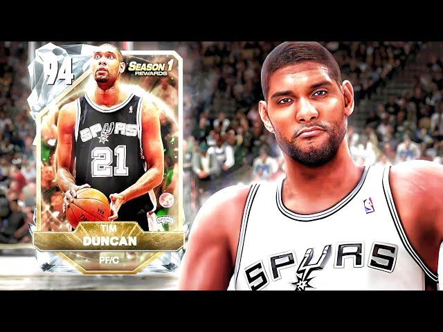 FREE DOMINATION REWARD DIAMOND TIM DUNCAN GAMEPLAY! SHOULD YOU FINISH DOMINATION IN NBA 2K25 MyTEAM?