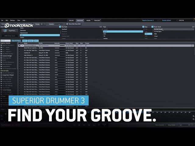 Superior Drummer 3: Find your groove