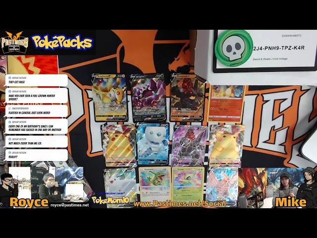 Pastimes Pokepacks! - Vivid Voltage: Free Pokemon TCGO Codes!