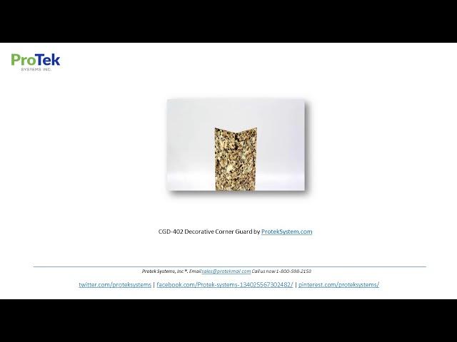 Decorative Corner Guards  - Protek System