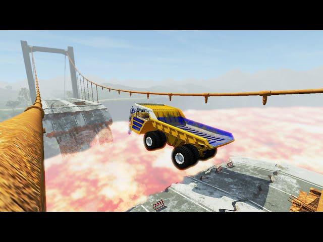 Cars vs Lava  BeamNG.Drive | BeamNG Show