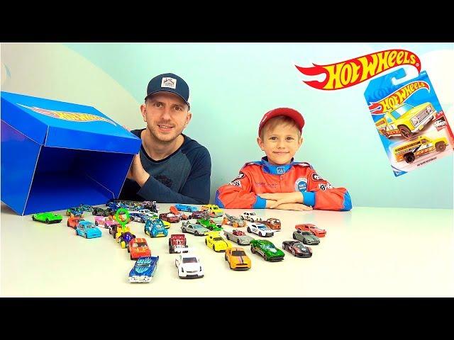 Hot Wheels БОЛЬШАЯ коллекция новинок 2019 года! Даник и папа принимают вызов!